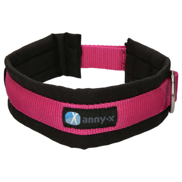 anny x  Steckhalsband Fun schwarz/pink (Auslauffarbe)